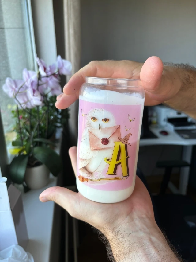 Burciņa "Personalizēta pūce"