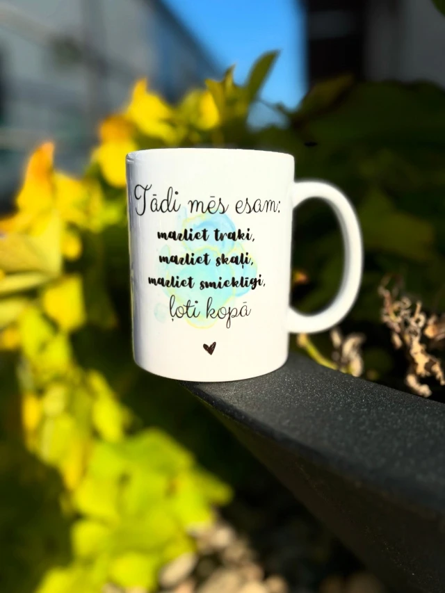 Krūze "Tādi mēs esam"