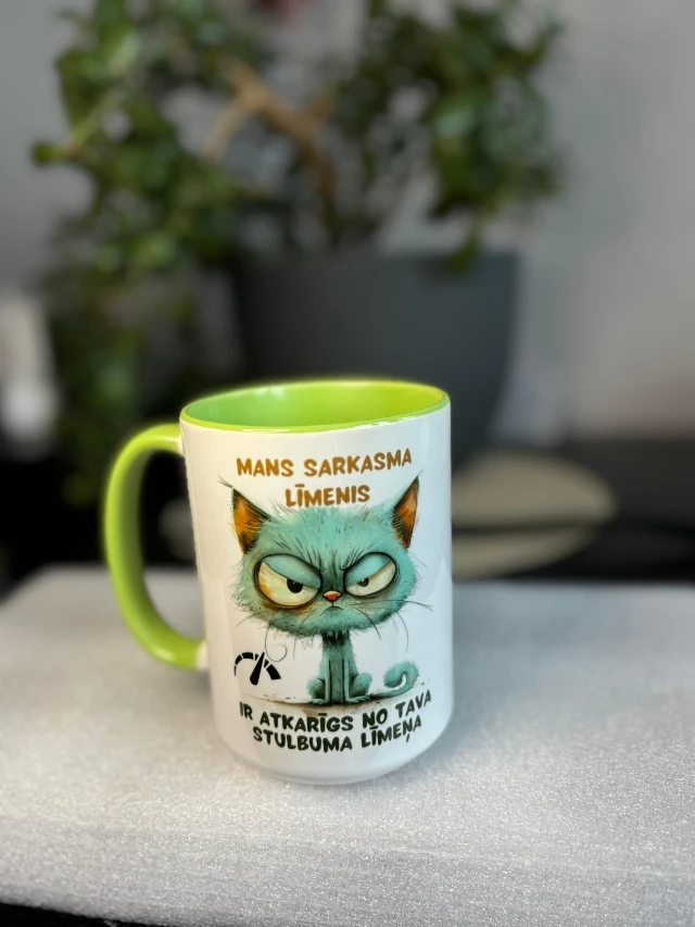 Krūze "Sarkasma līmenis"