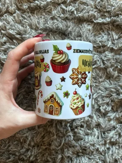 Krūze "Ziemassvētku kalorijas"